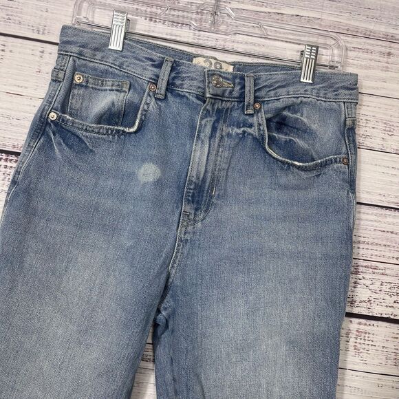 Free People We The Free Stovepipe High Rise Jean Out West Crop Distressed Sz 28 - Picture 3 of 16